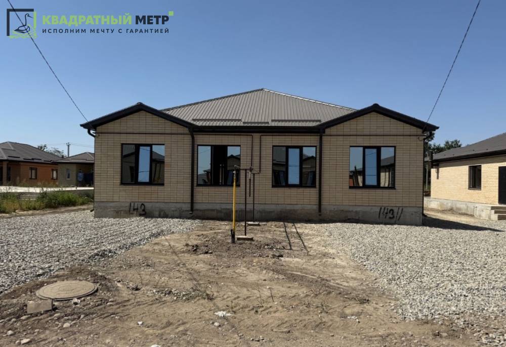 Ставропольский край, Михайловск, Вадима Богданова ул.; Коттедж 106м² на участке 3 сот. 1 эт.